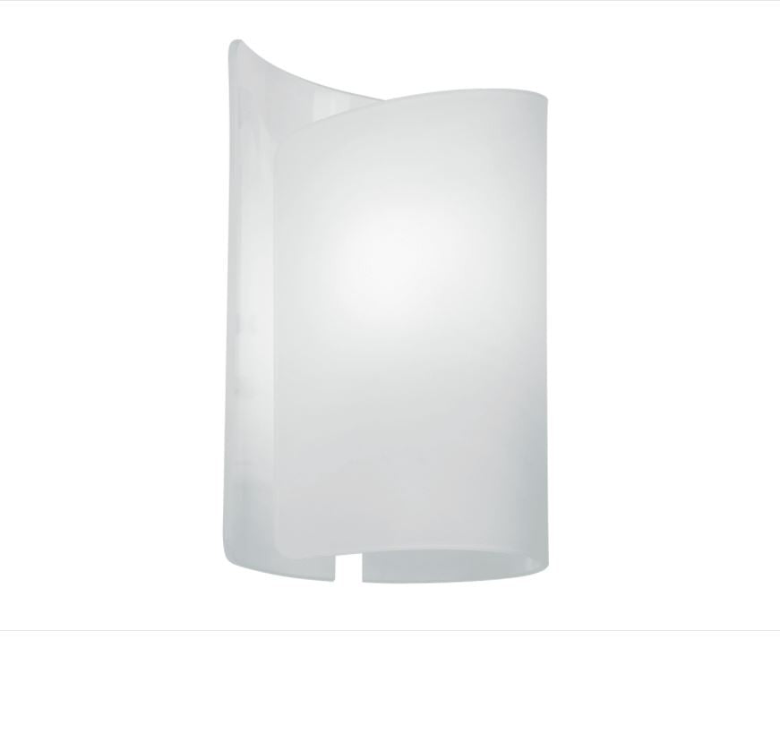 Applique vetro curvo struttura in alluminio bianca 1XE27 non incl. IMAGINE-AP Applique vetro curvo struttura in alluminio bianca 1XE27 non incl. IMAGINE-AP
